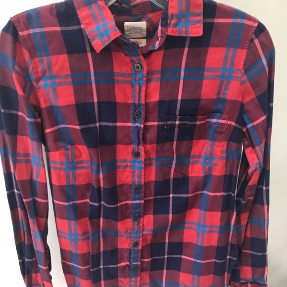J. Crew Tops - J Crew plaid button down J. Crew Tops - J Crew plaid button down